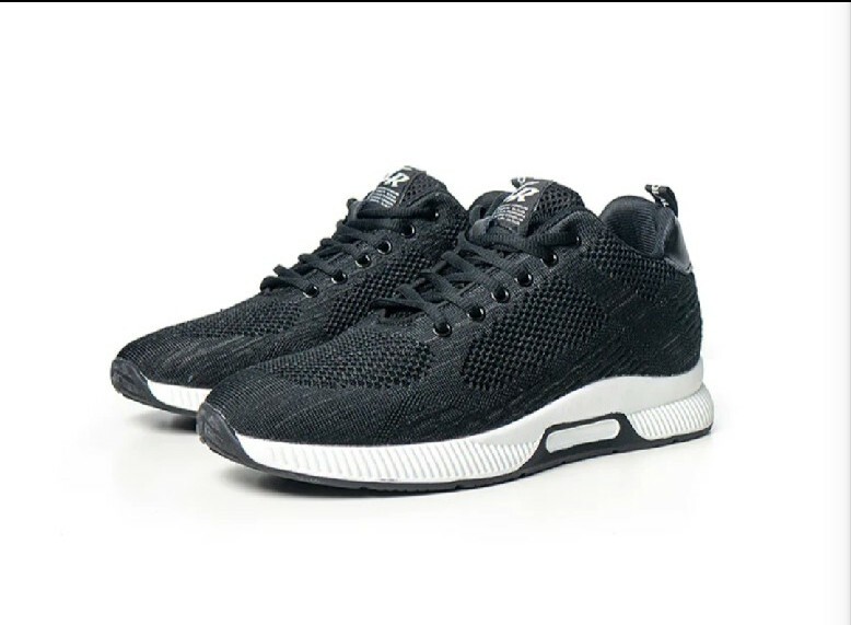 NEW Conzuri V2 Cloud Runner Height Boosting Sneakers Black 