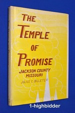 SIGNED! 1946 The Temple of Promise Jackson County Missouri Billeter LDS Mormon