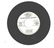 PLATTERS--7' PROMO 45-- IF I DIDN'T CARE ---VG