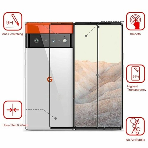 For Google Pixel 7 6 Pro HD Tempered Glass Clear Screen Protector Guard Film - 第 3/13 張圖片