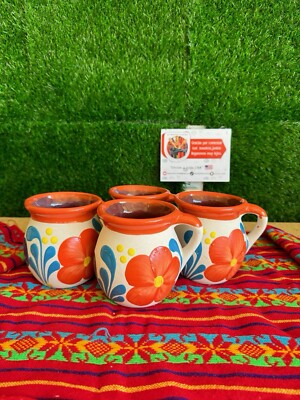 Taza Engove De Arcilla Sets Of (4)pcs 355ml Igual A 12oz
