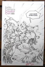 NINJA  TURTLES TMNT MICHAEL DOONEY SIGNED REM...
