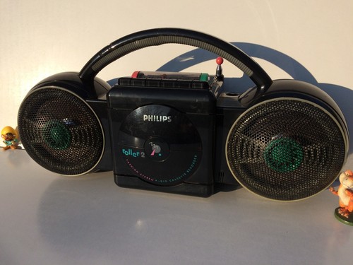 Space Philips D 8017 Radio Cassette Recorder Roller 2 model Fashion - Picture 2 of 17