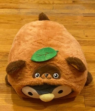 TAKASHOJI Penguin In Tanuki 14 Inch Plush Kigurumi Round 1 NEW WITH TAGS