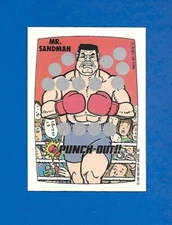 1989 TOPPS MR. SANDMAN SCREEN #10 NINTENDO PUNCH-OUT SCRATCH-OFF GAME CARD RARE