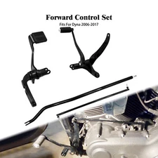 Forward Controls Foot Pegs Kit Fit For Harley Dyna Super Glide Low Rider 2006-17