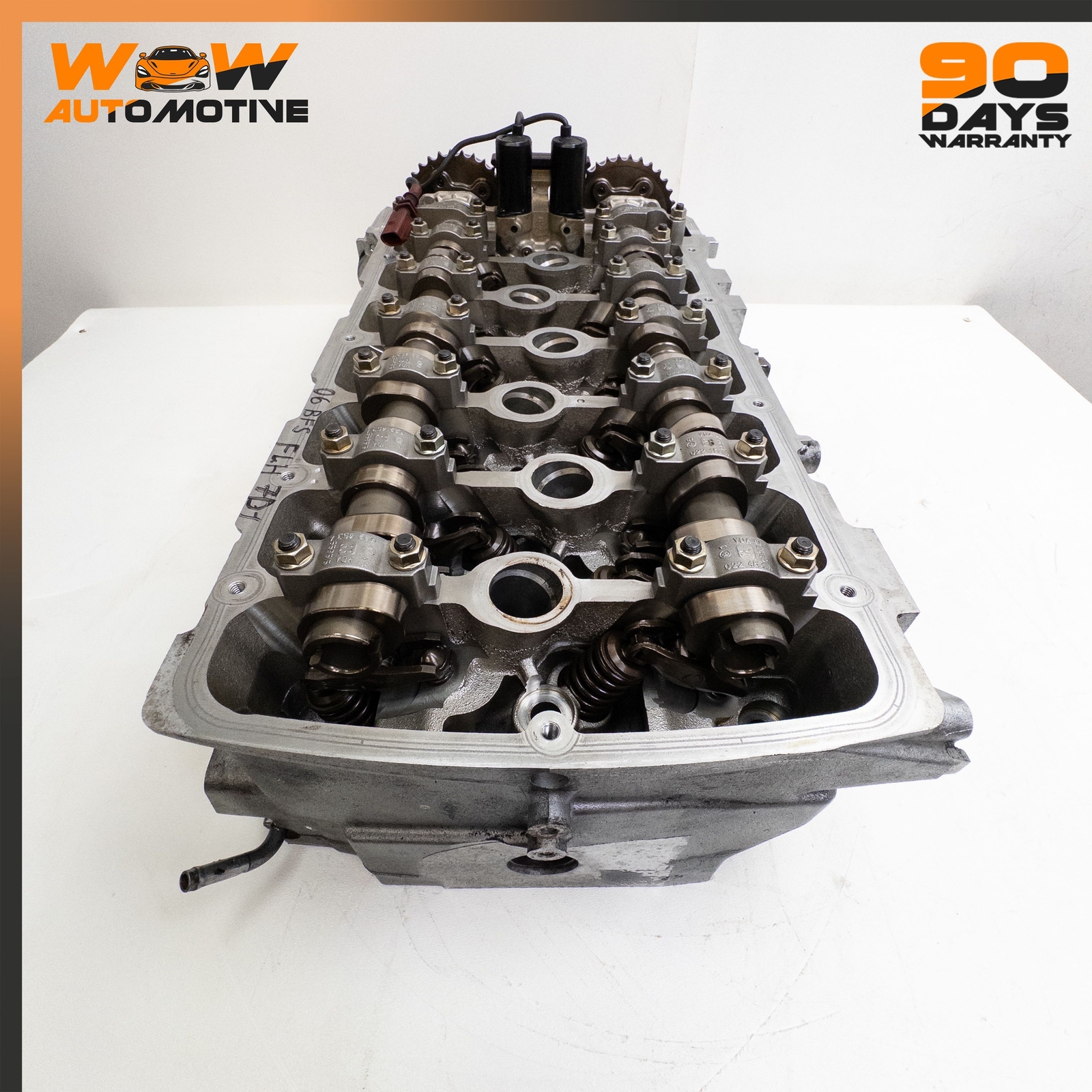 04-13 BENTLEY CONTINENTAL FLYING SPUR 6.0L W12 LEFT ENGINE CYLINDER HEAD OEM