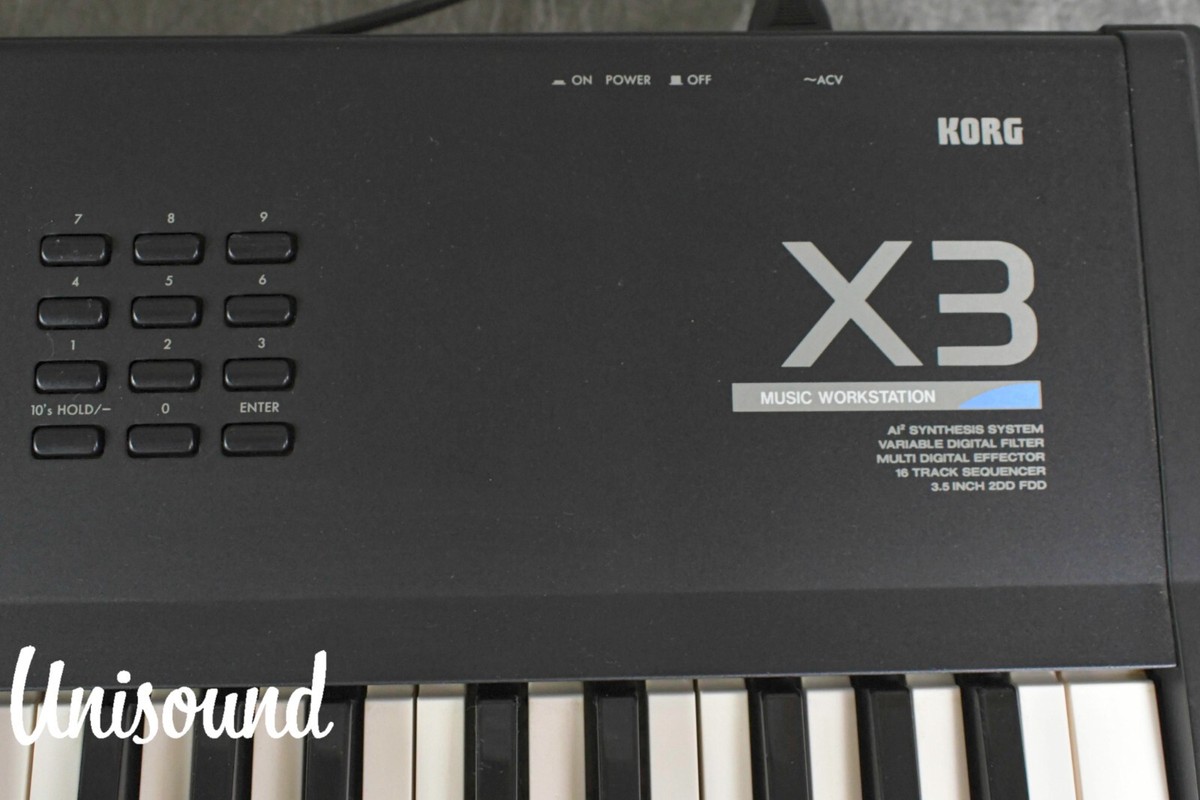 1 Y Warranty] KORG X3 Music Workstation Synthesizer in Very