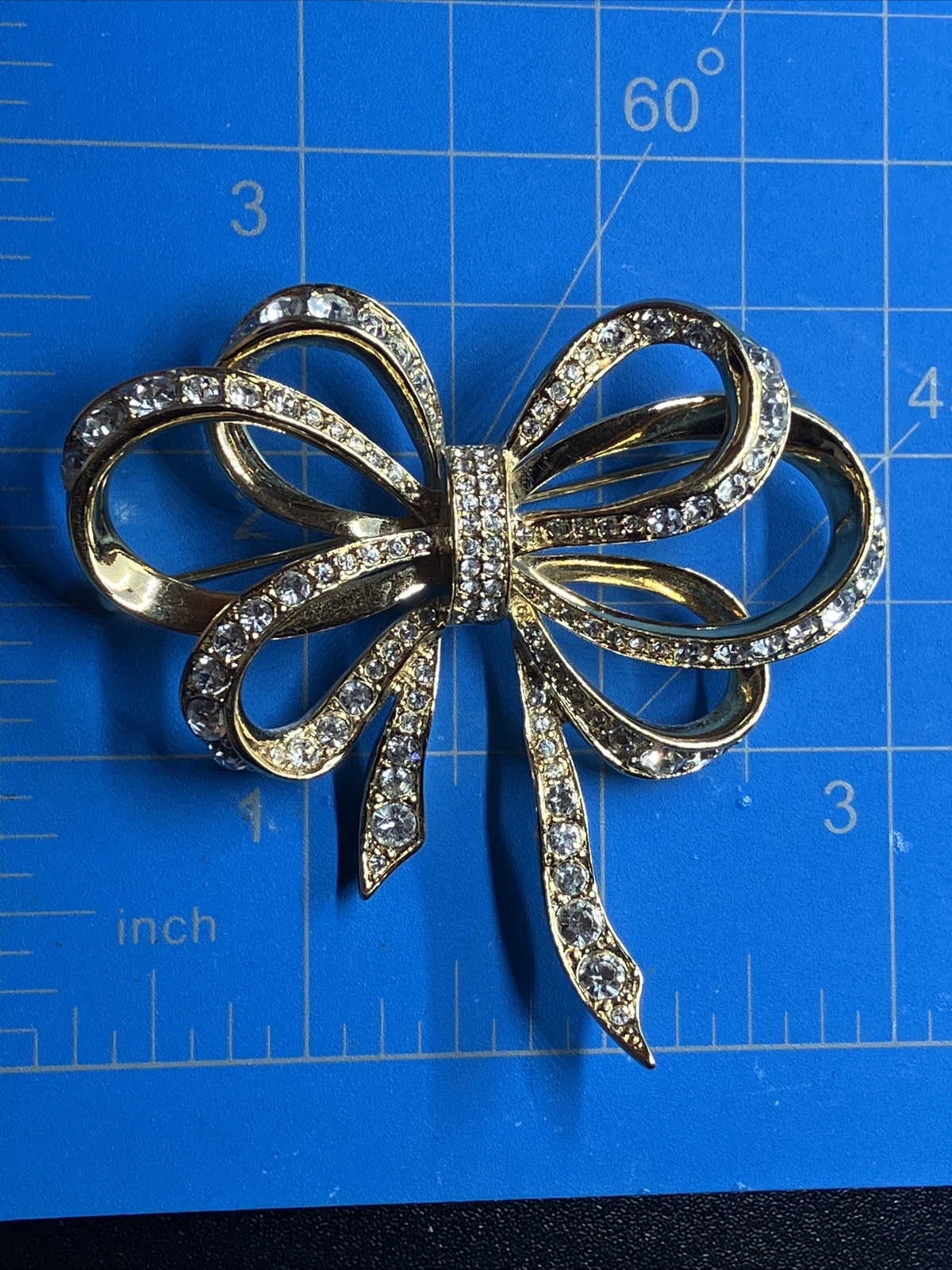 vintage kjl for avon bow brooch - image 6