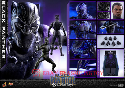 アメコミ Hot Toys Black Panther 1/6 Scale 1/6 Hot Toys MMS 470 Black Panther T'Challa Chadwick Boseman