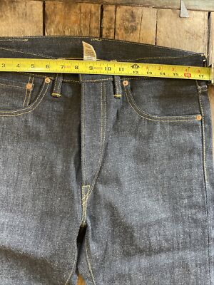 RRL Jeans men's Low Straight American woven Selvedge Denim vintage