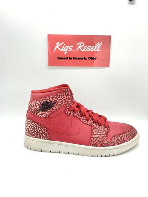 jordan 1 retro red elephant print