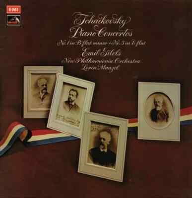 Tchaikovsky Piano Concertos: No. 1 In B Flat Minor / No. 3 In E Flat Vinyl LP