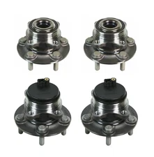 Moog Front & Rear Wheel Bearing and Hub Assemblies Kit For Ford Fusion MKZ FWD