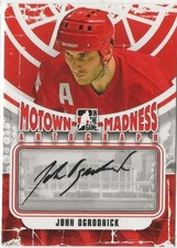 2012 2012-13 ITG Motown Madness Autographs #AJO John Ogrodnick In The Game Auto