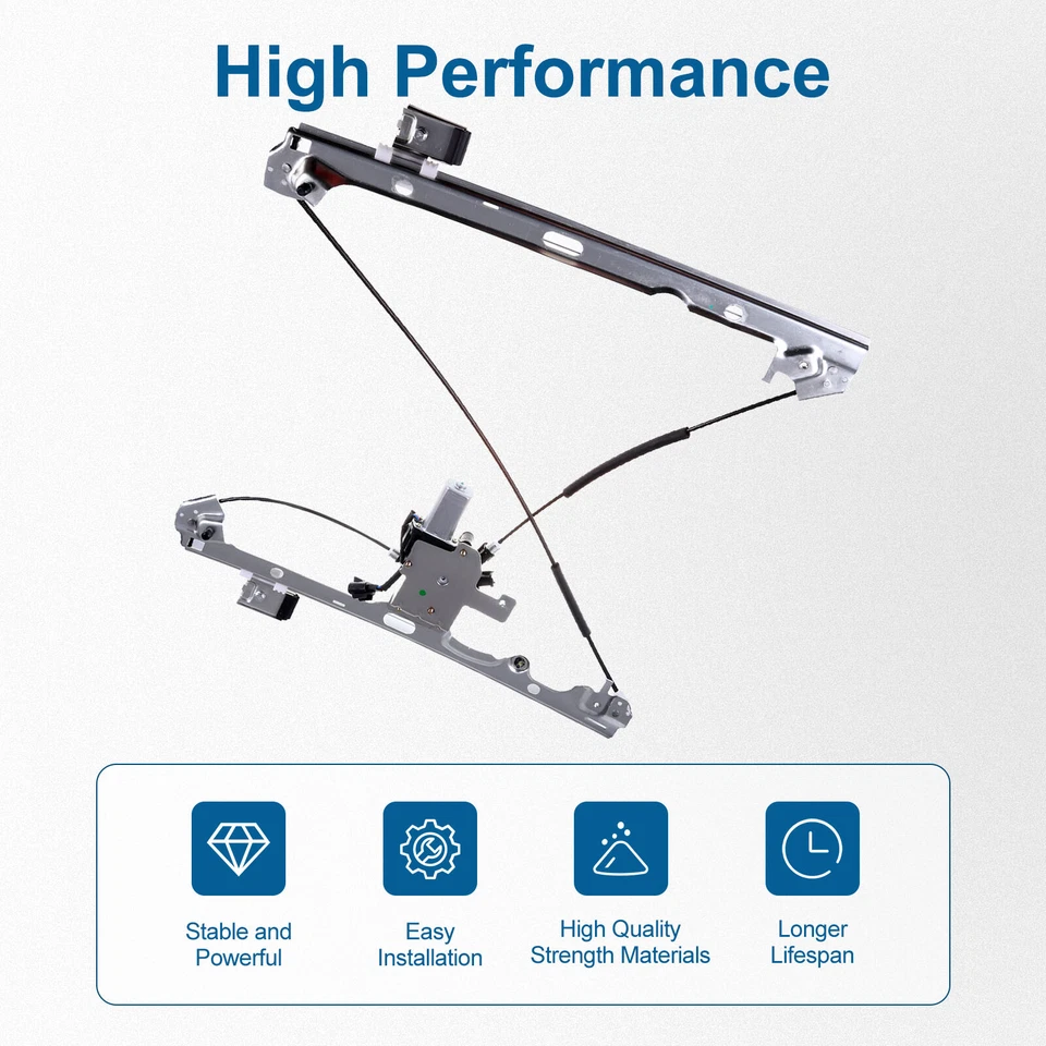For 2007-2013 Chevrolet Avalanche Front Driver Side Window Regulator with Motor - Image 3 of 4