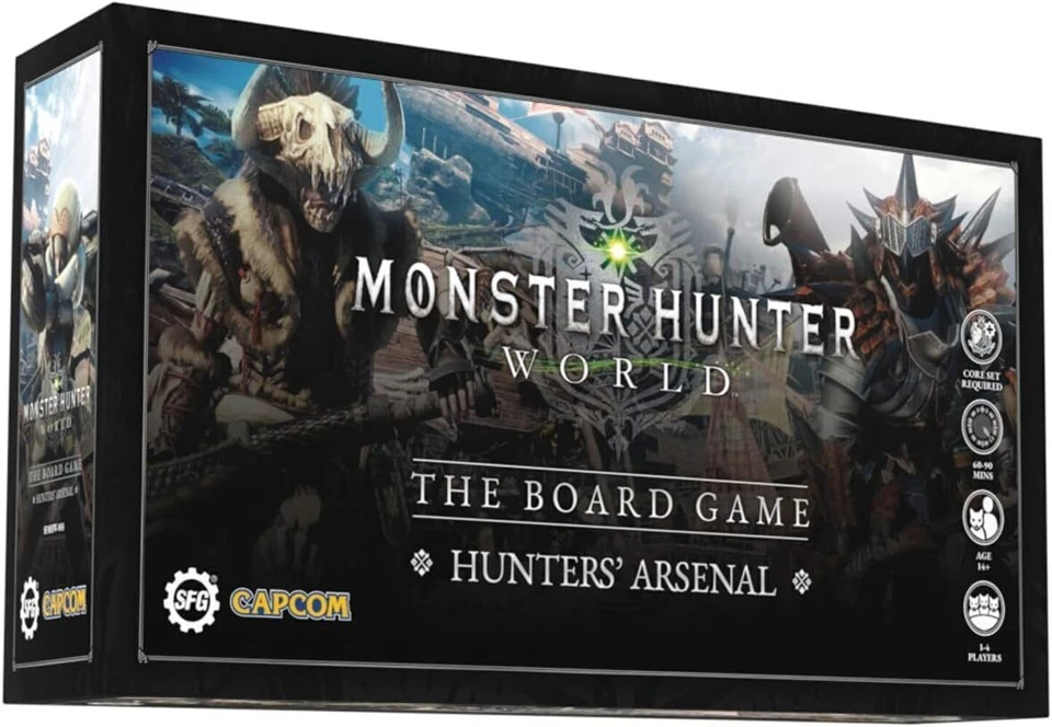 SteamForged Games Monster Hunter World Board Game Expansion Hunters Arsenal