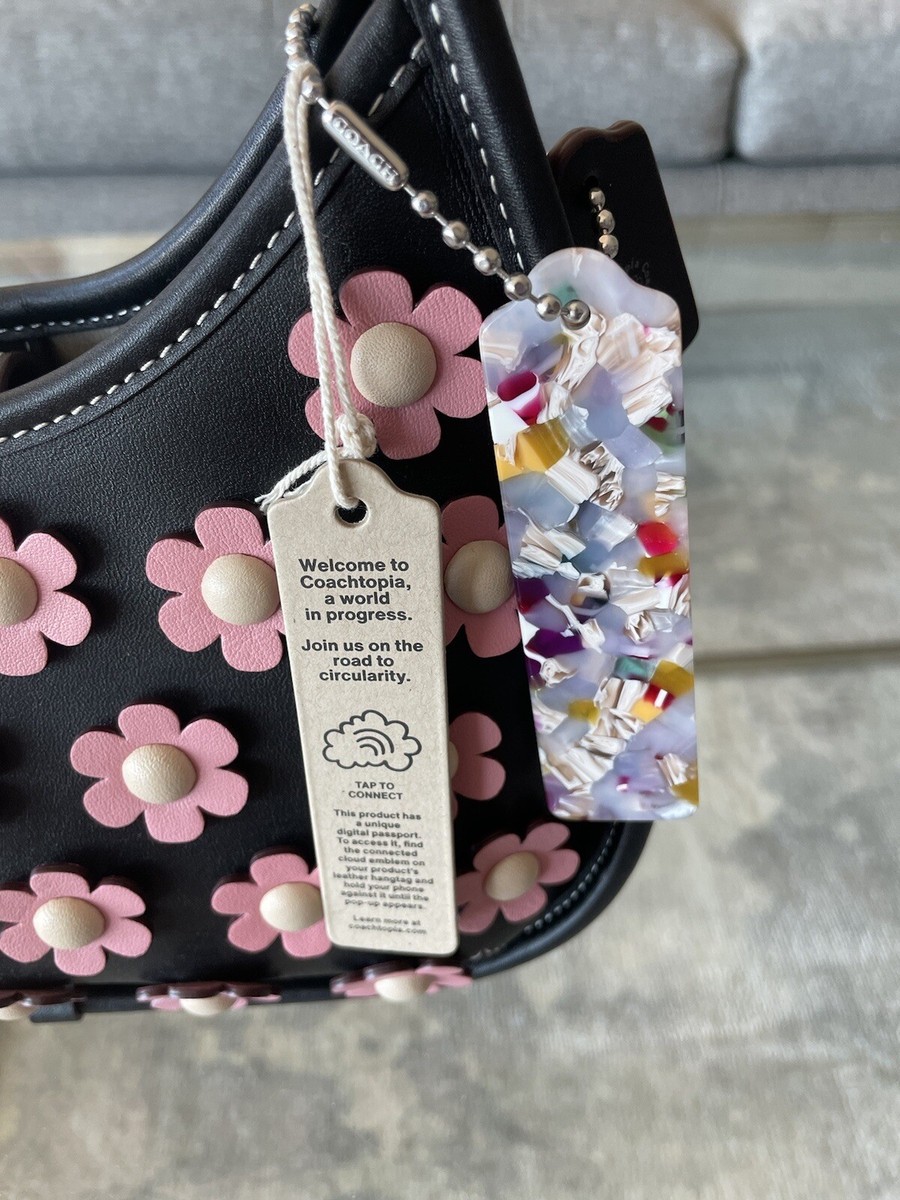 Coach Coachtopia Mini Ergo Flower Bag Leather Bubblegum Pink