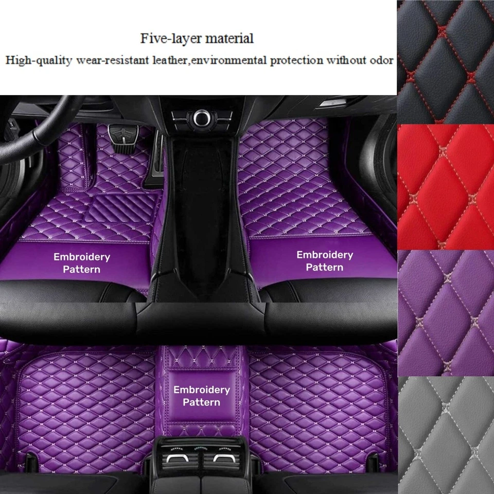 Alfombrillas impermeables de lujo para Audi A4/A4L alfombrillas almohadillas para pies automáticas Foto 4 de 4