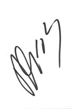 Abyss "wrestling" autograph signed 10x15 cm index card