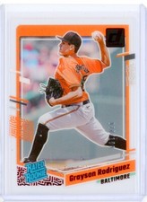 2023 Panini Chronicles GRAYSON RODRIGUEZ Clearly Donruss RED RC Rookie 28/100