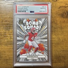 2023 Donruss Bomb Squad Insert Rashee Rice RC PSA 10