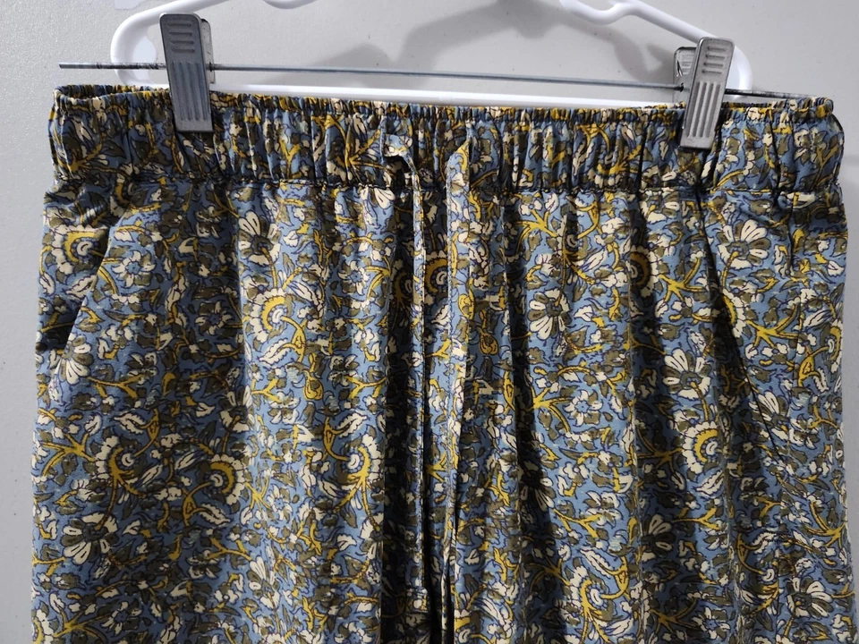 Pantalones para mujer Toad Co XS verdes hundidos florales Ditsy Beach Resort ligeros Foto 4 de 4