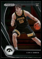 2021 Panini Prizm Draft Picks #51 Luka Garza Iowa Hawkeyes