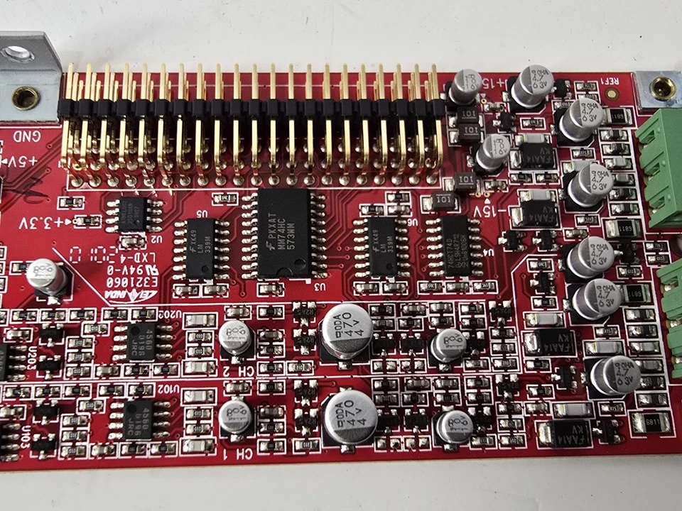 Biamp Audia FLEX Dual Channel Mic Line Green Input Card 380-0571-90A NEW - Image 3 of 4