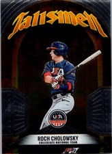 2026 Panini Stars & Stripes Prizm USA Baseball #14 Roch Cholowsky Talisman
