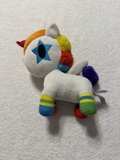Tokidoki Bowie Unicorn Plush Aurora World 8" Rainbow Star Ziggy Stardust