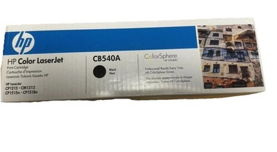 HP 125A Original Toner für HP Color Laserjet - Schwarz (CB540A)