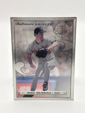 1996 Leaf Steel Mike Mussina #49 (no protective film)