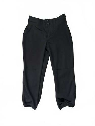 Champro Girls Softball Pants Black Low-Rise Fastpitch Knicker Style Size M