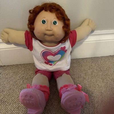 Schöner Vintage Kohlpflaster Kid HM12 cornsilk auburn hair girl green eye