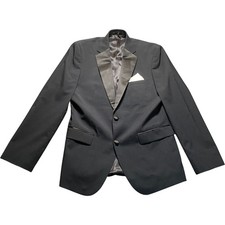 MOSS 1851 Jacket Men's Size 40 Black Regular Fit Tailored Wool Blazer