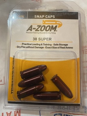 A ZOOM 38 SUPER SNAP CAPS 5 IN BOX Nos GR13