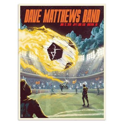 Dave Matthews Band Bristow VA June 13 2026 Concert Poster