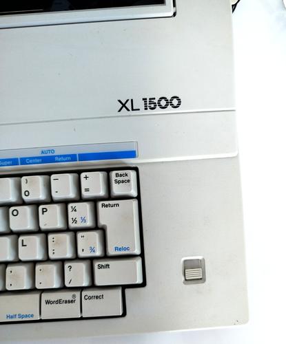 Vintage Smith Corona XL 1500 Electric Typewriter With Case Manual Tested Working - Picture 6 of 11