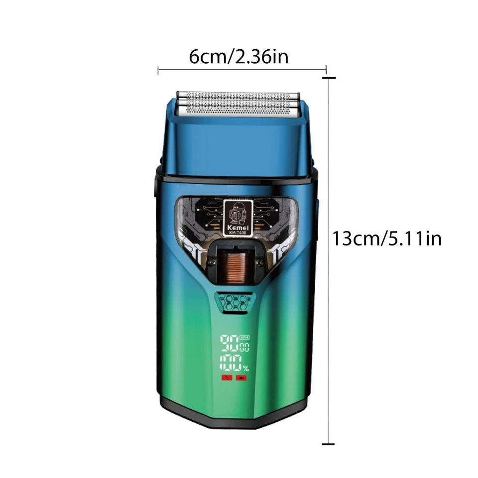 T400 Recíproco Masculino Barbear Limpo Lavagem Corpo Inteiro Portátil Carregamento Rápido - Imagem 4 de 4