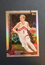 2025-26 Topps - Gradey Dick #28 Rainbow Foilboard Toronto Raptors 
