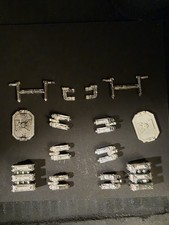 Warhammer 40k Space Marine Land Raider Crusader metal Hurricane Bolters set OOP