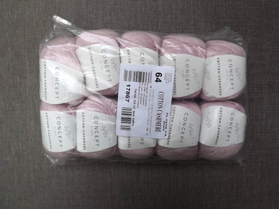 Concept by Katia Cotton Cashmere Degrade,  90 % cotton, 10 % cashmere, 10 skeins