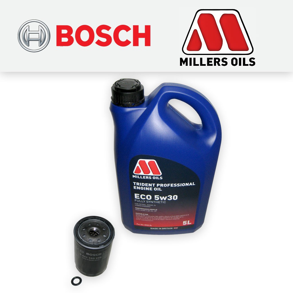 SERVICE KIT for FORD FOCUS MK1 1.8 PETROL OIL FILTER +5L OIL (1998-2004)