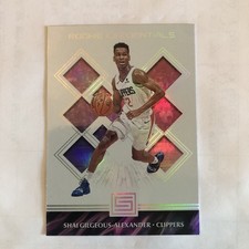 2018-19 Panini Status Shai Gilgeous-Alexander Rookie Credentials RC #30 Clippers