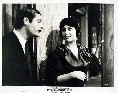 Marcello Mastroianni + Daniela Rocca in Divorce Italian Style (1962) Photo 945K