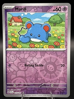 Pokemon TCG - Marill - 073/191 - Surging Sparks - Reverse Holo