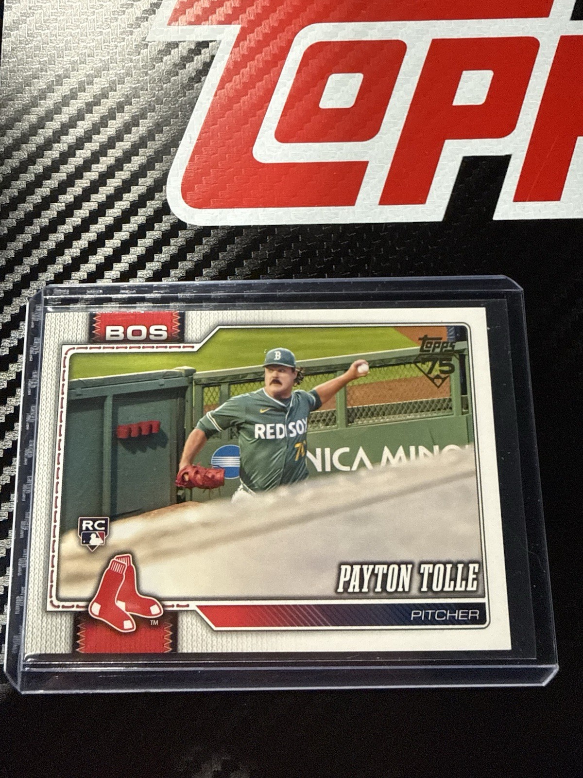 Payton Tolle 2026 Topps #15 Golden Mirror Variation /(SSP) Rookie RAW