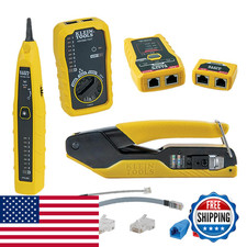 Klein Tools 80085 Vdv Lan Cable And Wire Tester Kit For Klein Pass-Thu Rj45