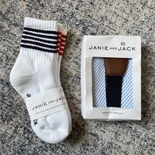 Janie  Jack Suspenders and Socks little boy 2T to 3T NEW